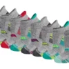 Glory performance no show tab 8-pack socks
