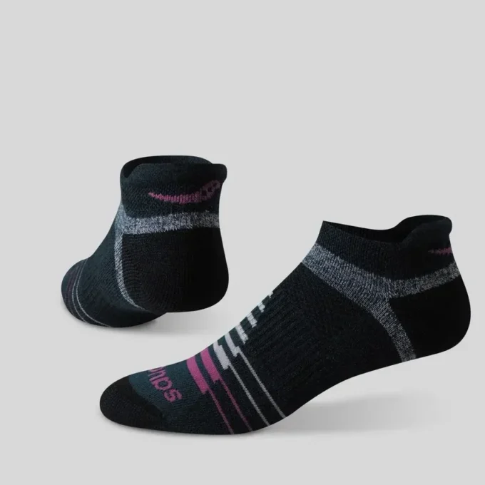 Inferno merino wool blend no show 3-pack sock