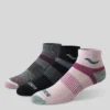 Inferno merino wool blend quarter 3-pack sock